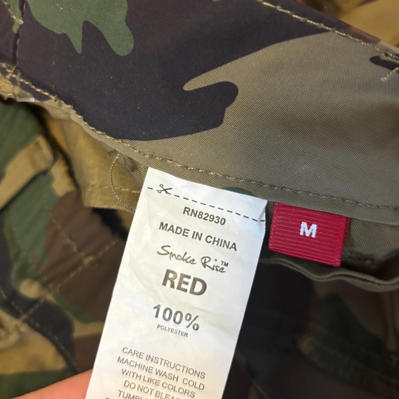 Flare Wide Leg Camouflage Jeans in Green and Brown - Picture 9 of 14